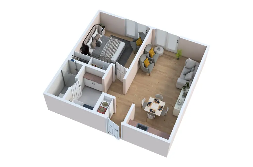 One Bedroom One Bedroom